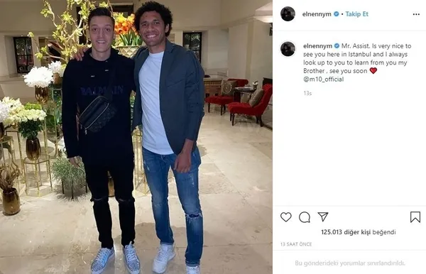 Mesut Özil Elneny ile biraraya geldi! - 1