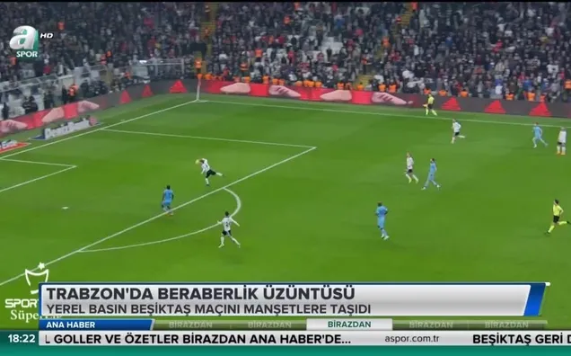 Trabzon'da beraberlik üzüntüsü