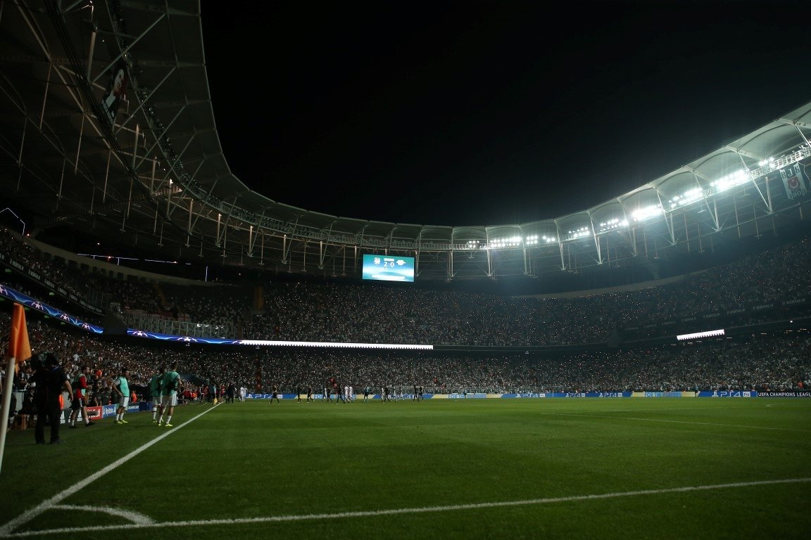 Beşiktaş-Leipzig karşılaşmasından kareler