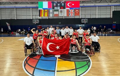 23 Yaş Altı Tekerlekli Sandalye Basketbol Milli Takımı, Avrupa üçüncüsü oldu!
