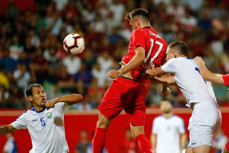 Türkiye - Özbekistan maçından kareler...