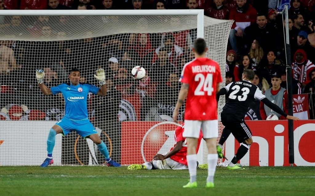 Hapoel Beer Sheva - Beşiktaş maçından kareler