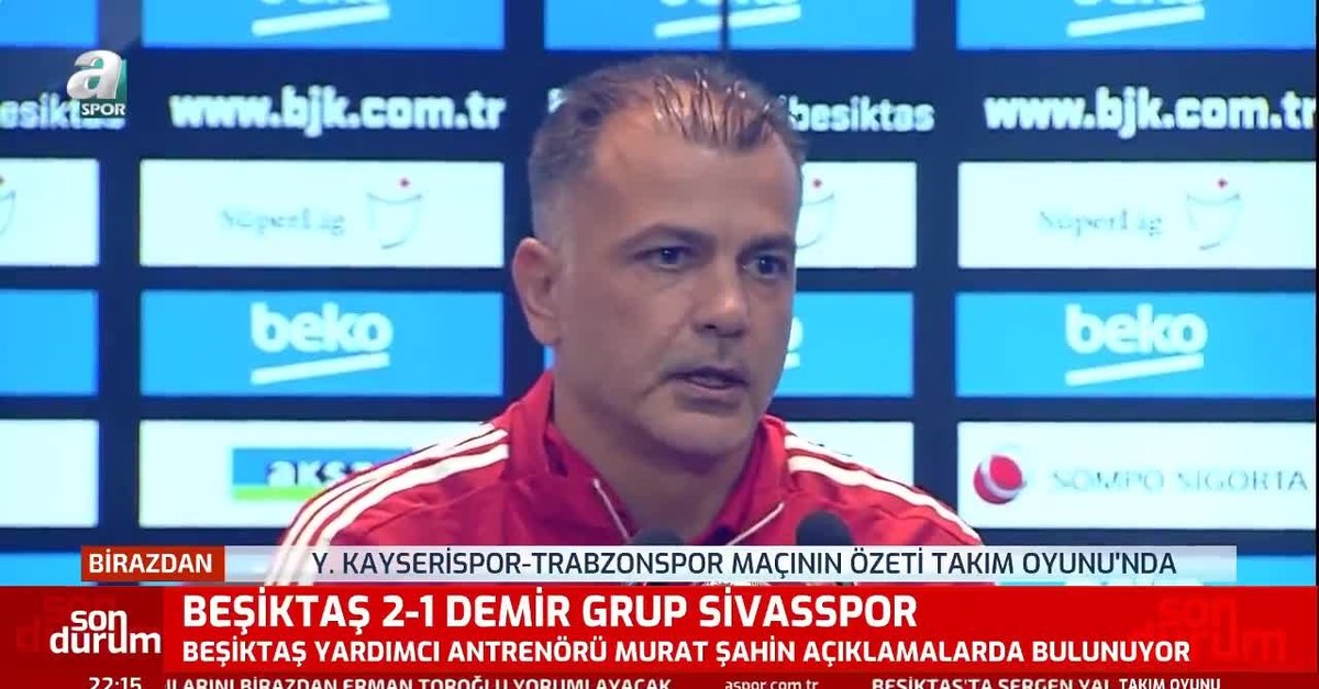 Sergen Yalçın oyundan neden atıldı? Murat Şahin açıkladı