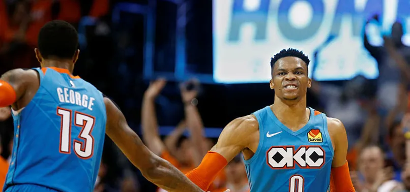 Thunder, Westbrook ile kazandı