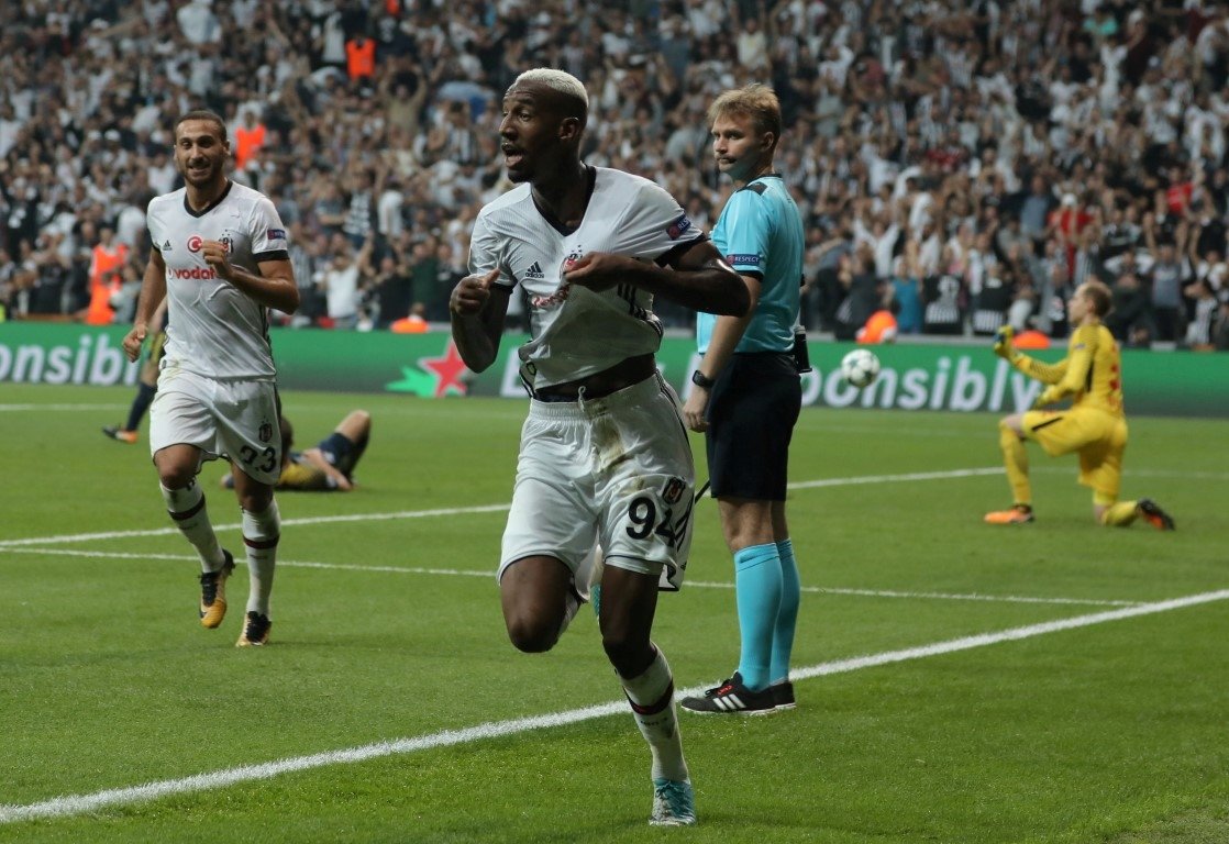 Beşiktaş-Leipzig karşılaşmasından kareler