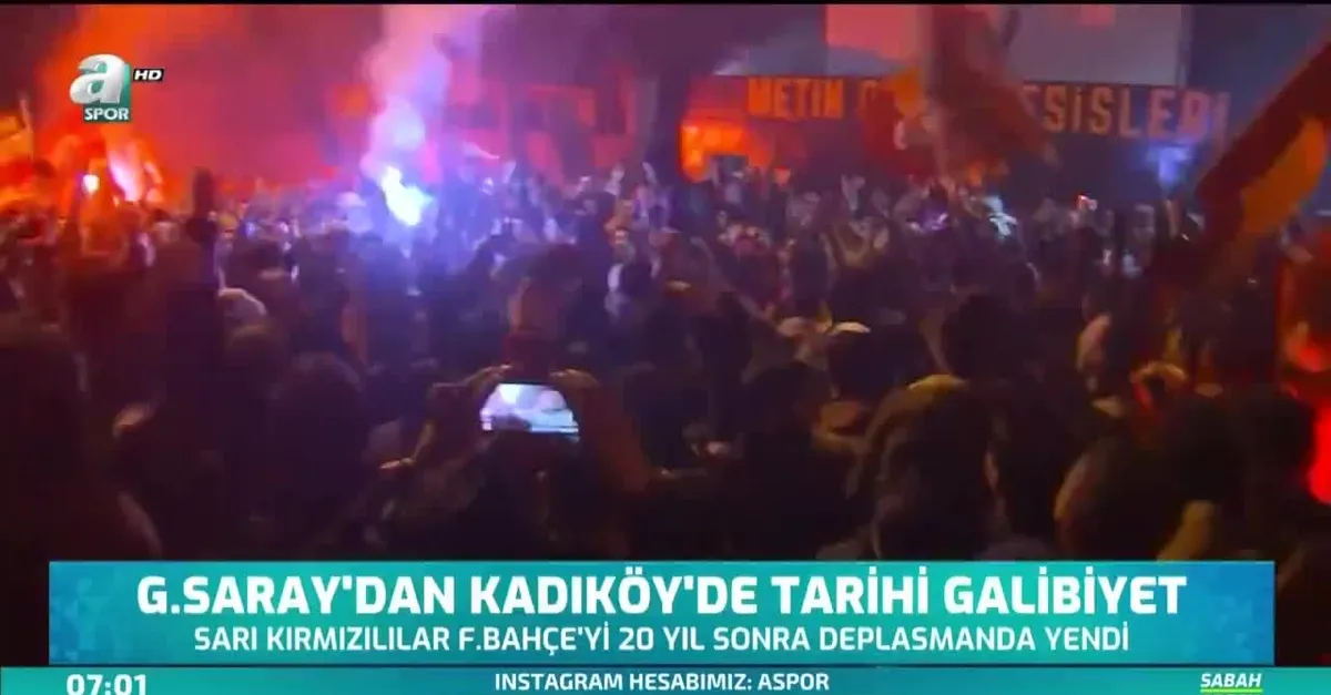 Galatasaray'dan Kadıköy'de tarihi galibiyet