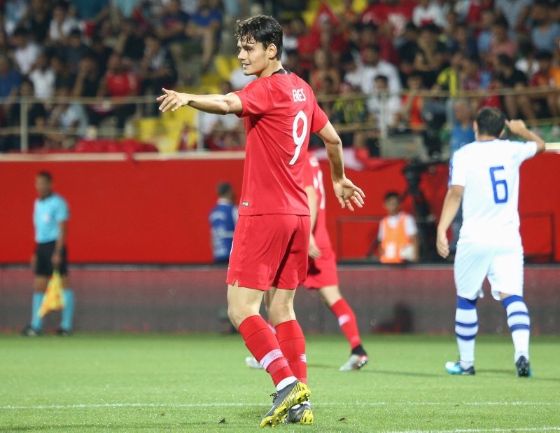 Türkiye - Özbekistan maçından kareler...