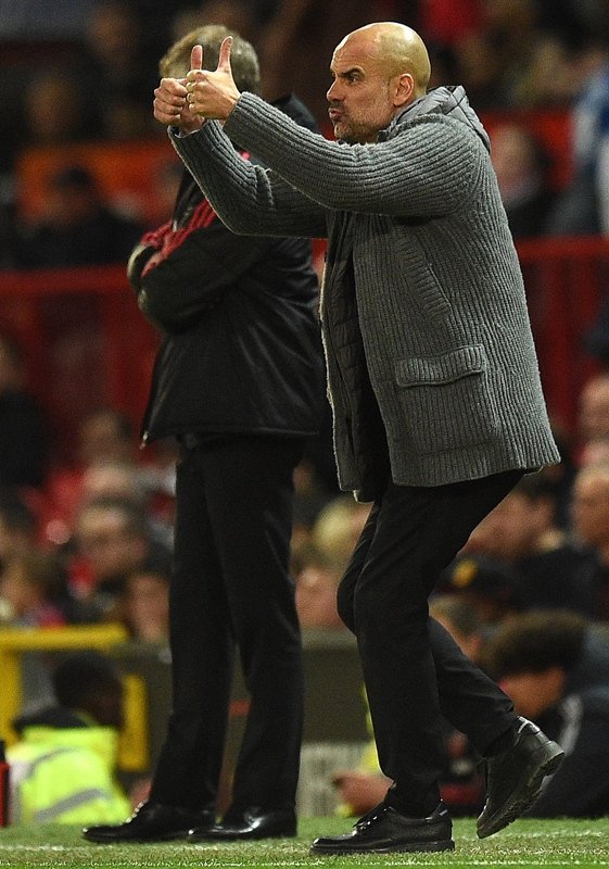 Manchester United - Manchester City maçından kareler...