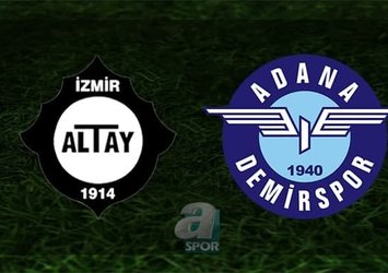 Altay - Adana Demirspor | CANLI