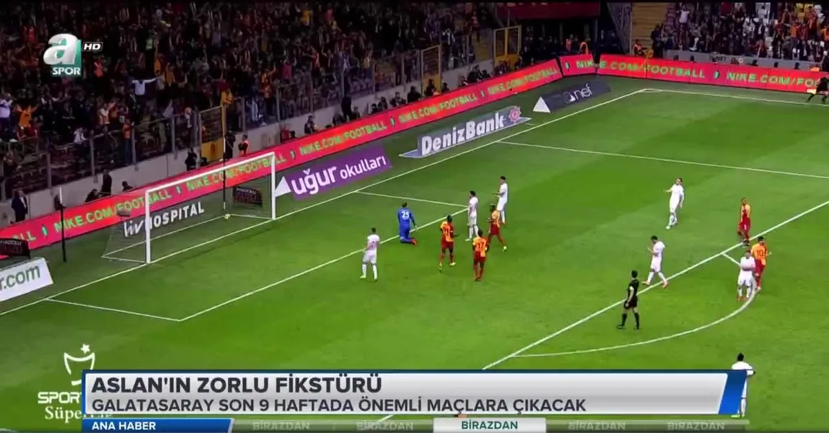 Galatasaray'ın zorlu fikstürü