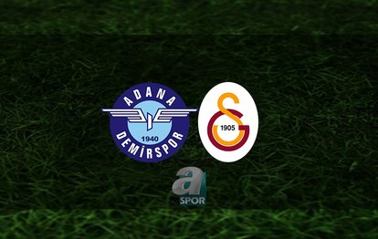 Adana Demirspor - Galatasaray maçı CANLI | Galatasaray maçı ne zaman? Saat kaçta? Hangi kanalda?