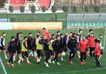 A Milli Takım hazırlıklarını sürdürdü