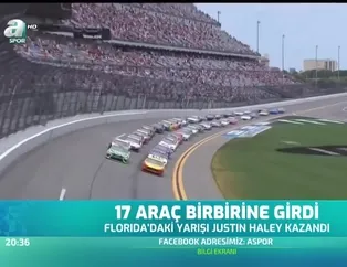 17 araç birbirine girdi