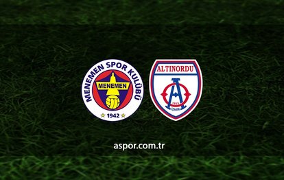 Menemenspor - Altınordu FK maçı ne zaman, saat kaçta ve hangi kanalda? | TFF 1. Lig