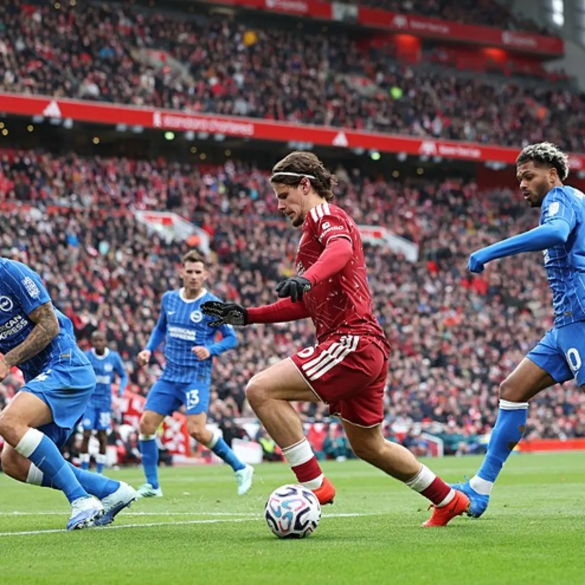 Brighton, Anfield'da Liverpool'a 2-0 mağlup oldu