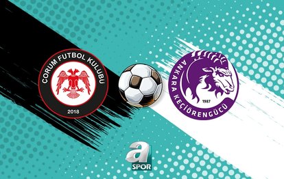 Çorum FK - Keçiörengücü maçı ne zaman, saat kaçta, hangi kanalda?