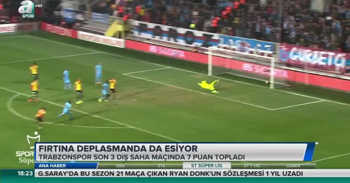 Fırtına deplasmanda esiyor