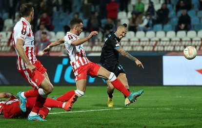 Kızılyıldız 2-1 Trabzonspor MAÇ SONUCU-ÖZET Fırtına Belgrad’da kayıp!