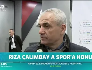 Rıza Çalımbay: Çok güzel bir maç oldu