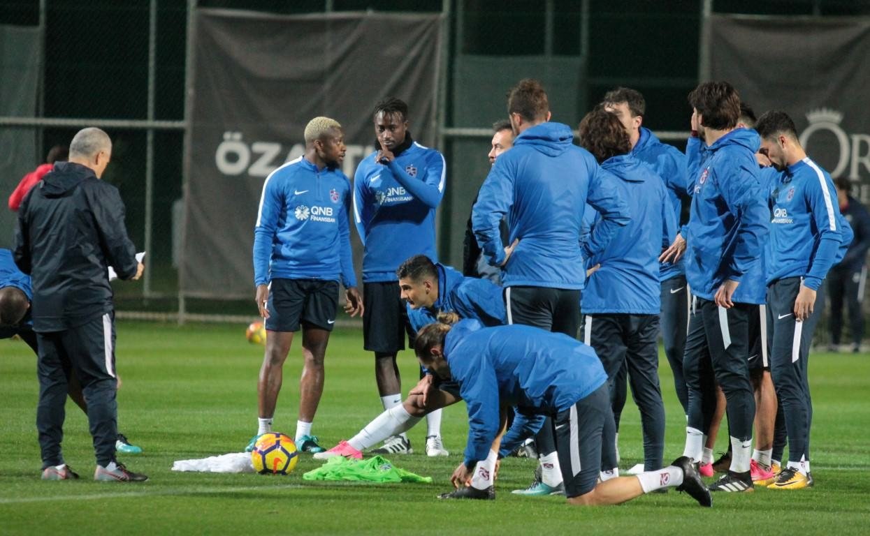 Trabzonspor’da kıran kırana antrenman