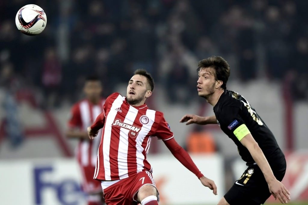 Olympiakos - Osmanlıspor karşılaşmasından kareler