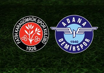 Karagümrük - A. Demirspor | CANLI