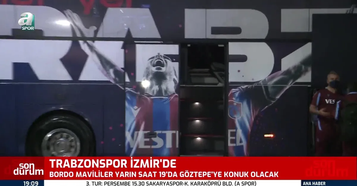 Trabzonspor kafilesi İzmir'e ulaştı!