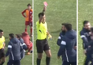 Galatasaray U14-Başakşehir U14 maçında gergin anlar