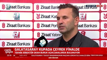 Galatasaray Teknik Direktörü Okan Buruk: Transfer görüşmelerimiz sürüyor!