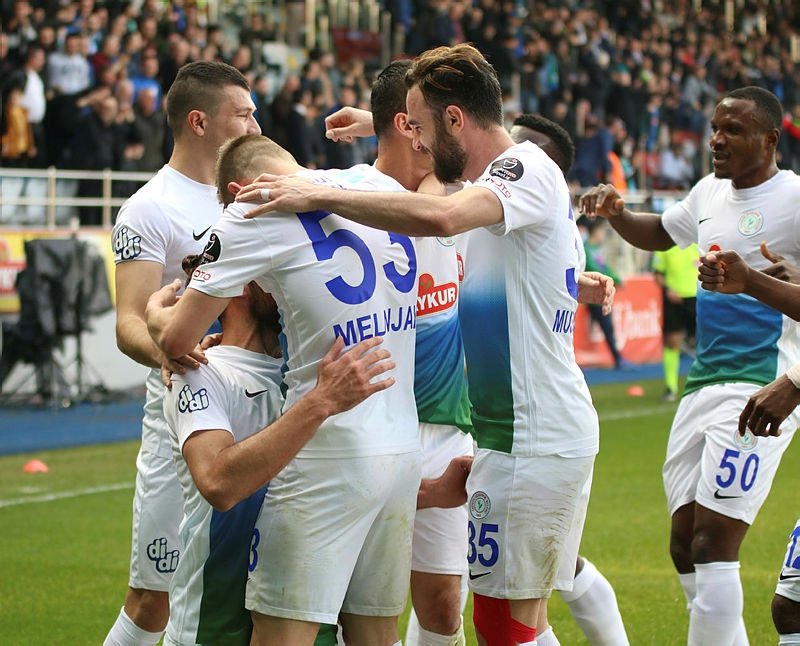 Çaykur Rizespor - Kayserispor maçından kareler...