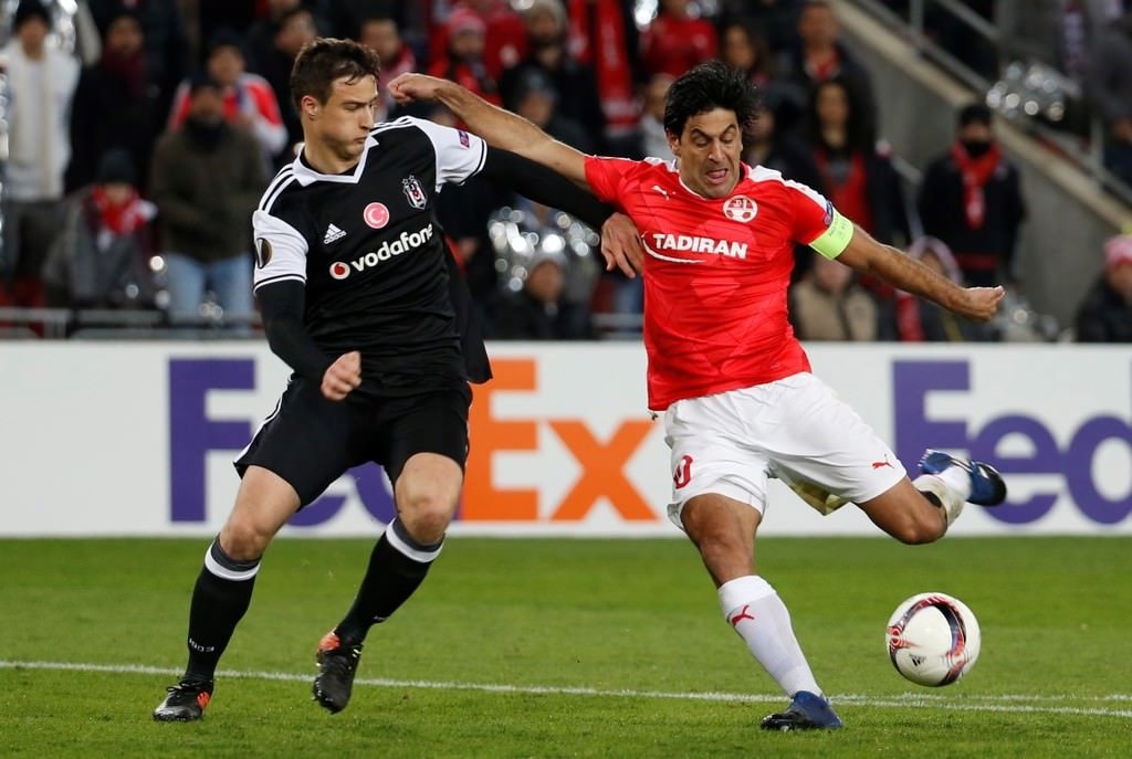 Hapoel Beer Sheva - Beşiktaş maçından kareler