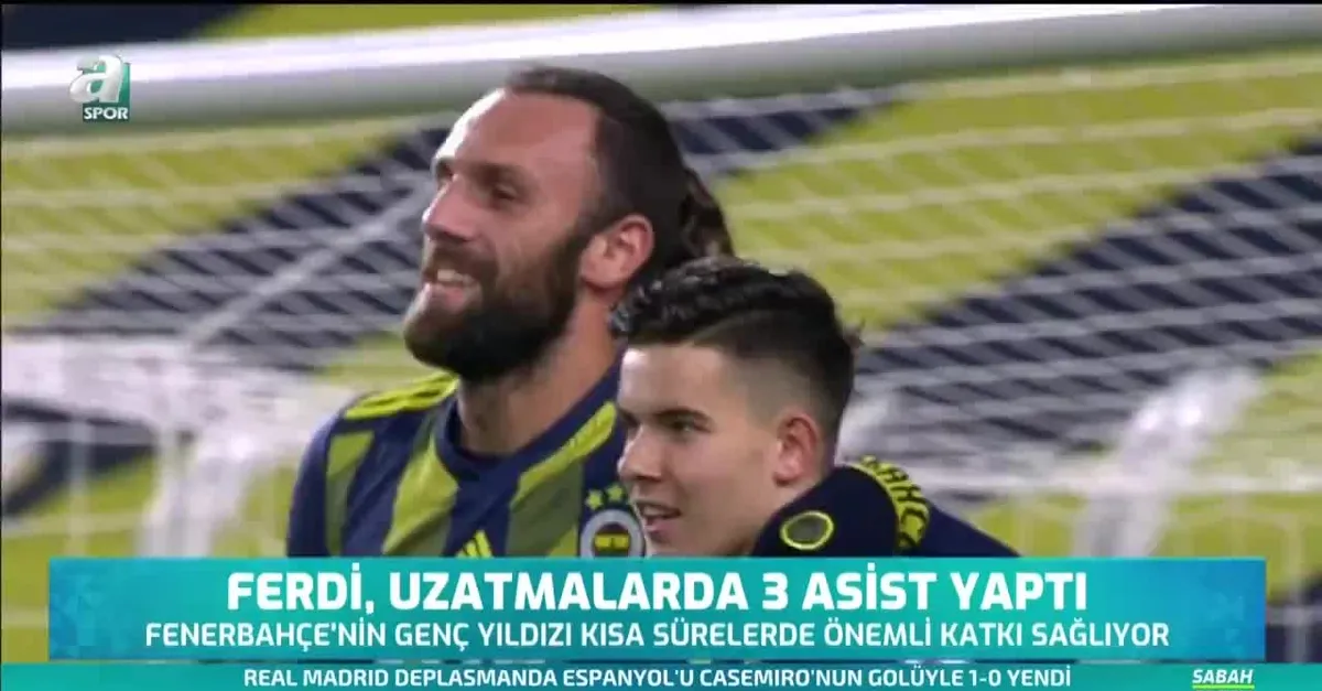 Ferdi uzatmalarda 3 asist yaptı
