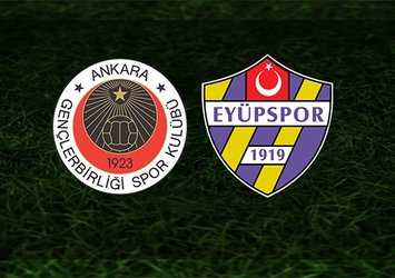 Gençlerbirliği - Eyüpspor maçı ne zaman saat kaçta ve hangi kanalda CANLI yayınlanacak? | TFF 1. Lig