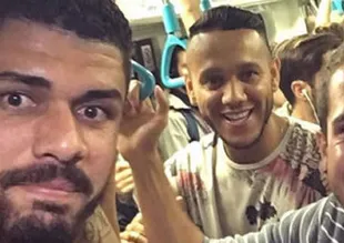 Fenerbahçeli yıldızlar Marmaray’ı kullandılar