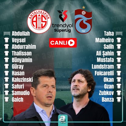 Onvo Antalyaspor-Trabzonspor | CANLI