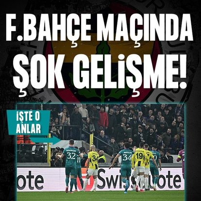 Anderlecht-F.Bahçe maçında şok gelişme...