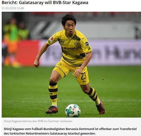 Galatasaray’dan Shinji Kagawa bombası!
