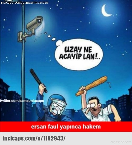 İşte derbi caps’leri