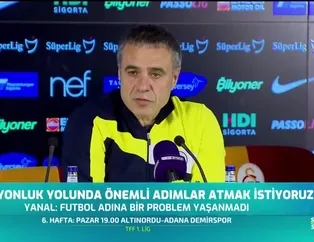 Ersun Yanal: Şampiyonluğa ulaşmak istiyoruz