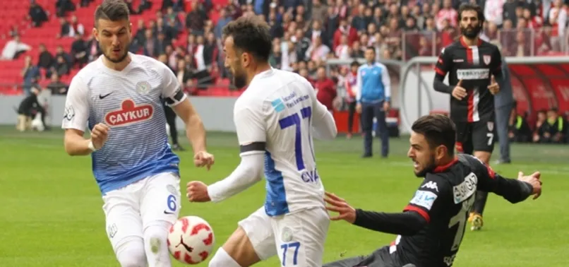 Karadeniz derbisi berabere