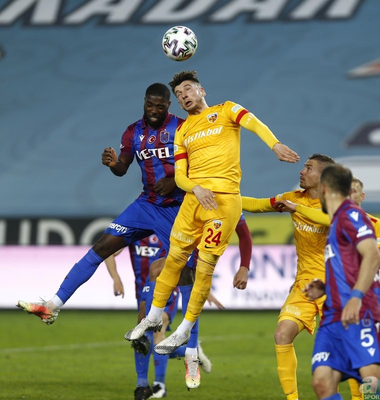 Trabzonspor-Kayserispor maçını böyle yorumladılar! Ablukaya aldı ama...