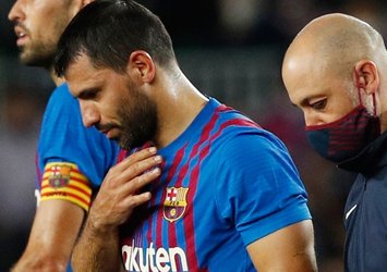 Barça'da rahatsızlık yaşayan Aguero futbolu bırakabilir!