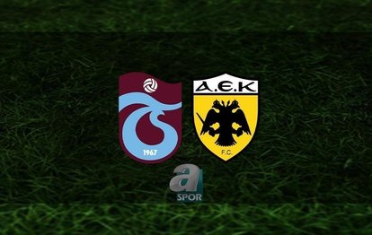 Trabzonspor AEK Atina maçı CANLI İZLE Trabzonspor-AEK Atina maçı izle