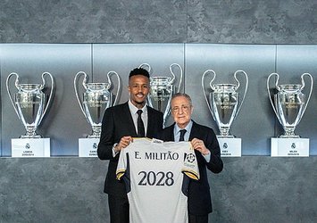 R. Madrid Militao ile sözleşme uzattı!