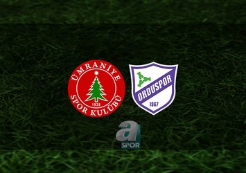 Ümraniyespor - Orduspor 1967 maçı ne zaman?