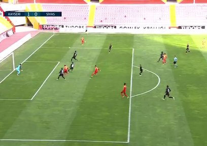 GOL | Kayserispor 1-0 Sivasspor