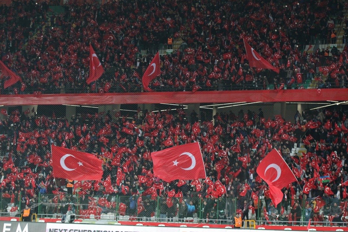 Türkiye İsveç maçından kareler