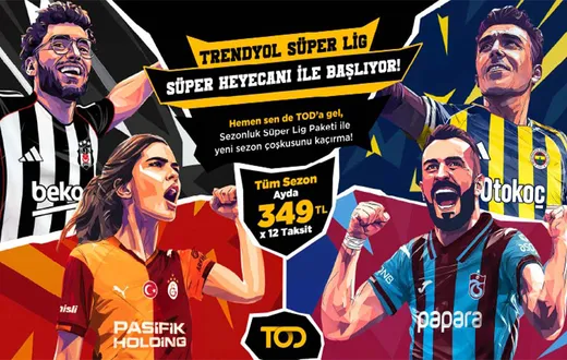 Süper sezon TOD’da başlıyor!