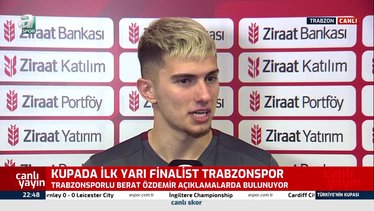 TRABZONSPOR HABERLERİ - Trabzonspor'da Berat Özdemir Marek Hamsik hakkında konuştu!