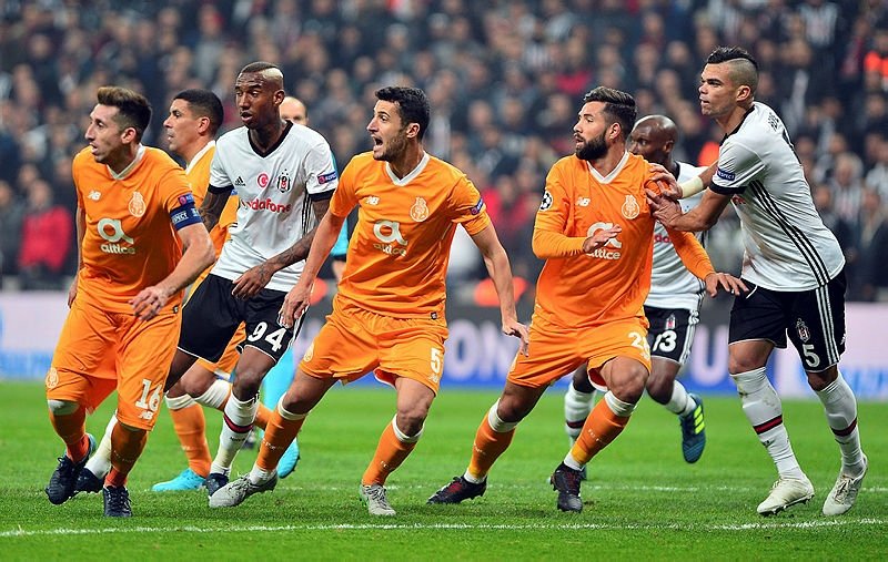 Beşiktaş - Porto maçından kareler